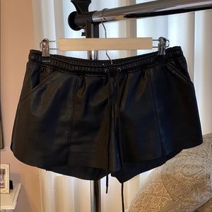 Leather Shorts